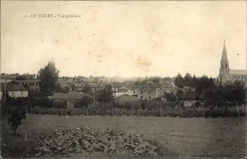 Ak Le Fuilet Maine et Loire, Vue generale