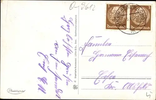 Ak Meerane in Sachsen, Anlagen am Bahnhof, Gondelteich Wunderlich Ehrung