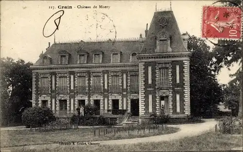 Ak Crain Yonne, Chateau de Misery