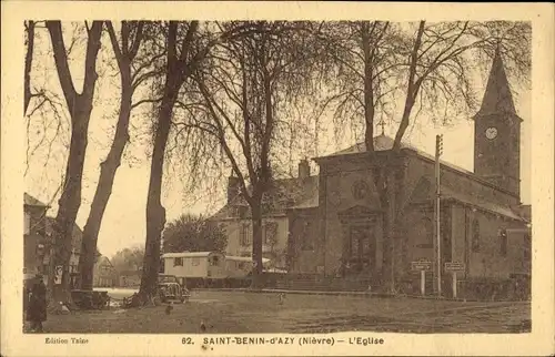 Ak Saint Benin d'Azy Nièvre, L'Eglise