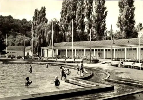 Ak Pirna an der Elbe, Geibeltbad