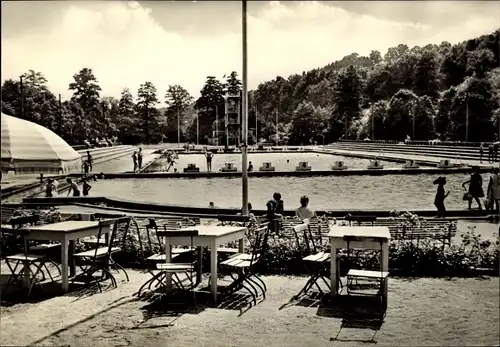 Ak Pirna an der Elbe, Geibeltbad