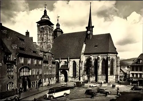 Ak Schmalkalden im Thüringer Wald, Altmarkt, Kirche
