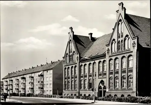 Ak Friedland in Mecklenburg, Oberschule Friederike Krüger