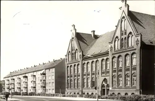 Ak Friedland in Mecklenburg, Oberschule Friederike Krüger