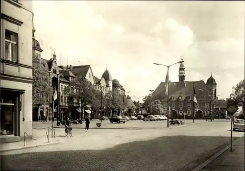 Ak Finsterwalde in der Niederlausitz, Am Markt