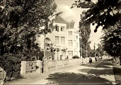 Ak Ostseebad Bansin Heringsdorf auf Usedom, FDGB Erholungsheim Aufbau