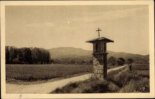 Ak Peyrolles Bouches du Rhône, Oratoire Notre Dame du Plan