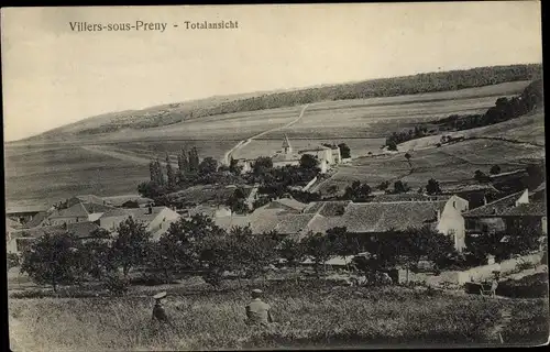 Ak Villers sous Prény Meurthe et Moselle, Totalansicht