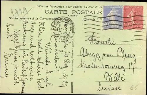 Ak Reims Marne, Rue Condorcet