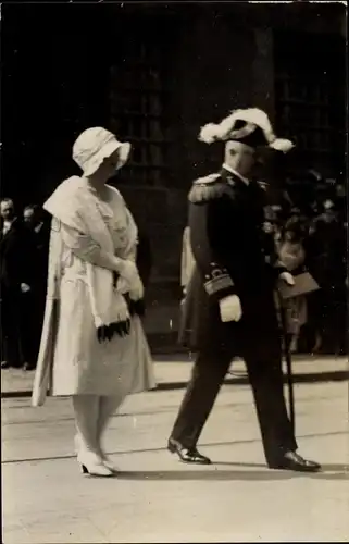 Ak Prinzessin Juliana der Niederlande, Prinz Heinrich zu Mecklenburg