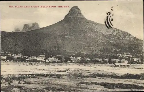 Ak Cape Town Kapstadt Südafrika, Sea Point and Lion's Head