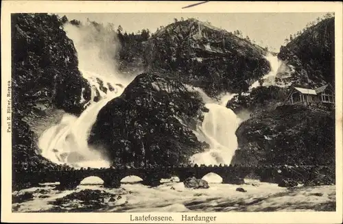 Ak Hardanger Norwegen, Laatefossene