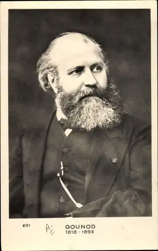 Ak Komponist Charles Gounod, Portrait