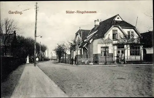 Ak Garding in Nordfriesland, Süder Ringchausee