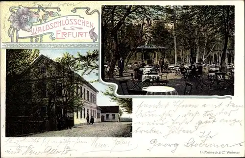 Ak Erfurt in Thüringen, Waldschlösschen