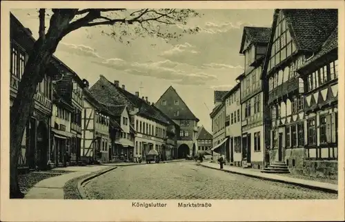 Ak Königslutter am Elm, Marktstraße
