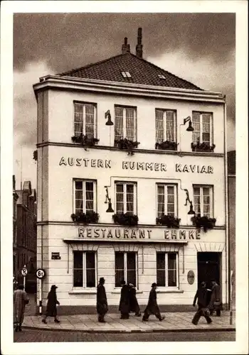 Ak Hamburg Mitte Altstadt, Restaurant Ehmke, Außenansicht