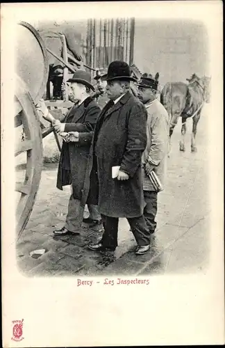 Ak Paris XII Bercy, Les Inspecteurs
