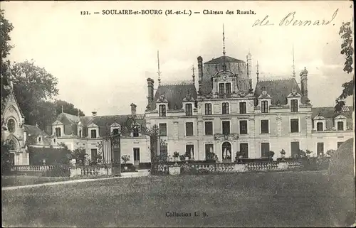Ak Soulaire et Bourg Maine et Loire, Chateau des Ruaulx