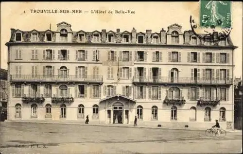 Ak Trouville sur Mer Calvados, L'Hotel de Belle-Vue