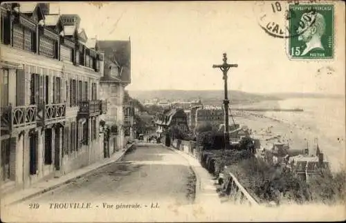 Ak Trouville Calvados, Vue generale