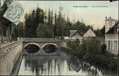 Ak Cosne sur Loire Nièvre, Vue sur le Nohain