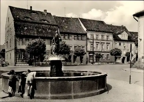 Ak Cölleda Kölleda in Thüringen, Wipertusbrunnen