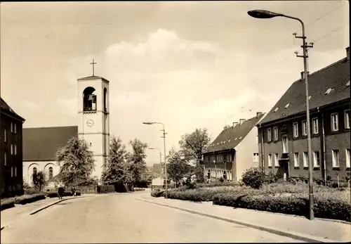 Ak Glauchau in Sachsen, Geschwister Scholl Straße, Kath Kirche