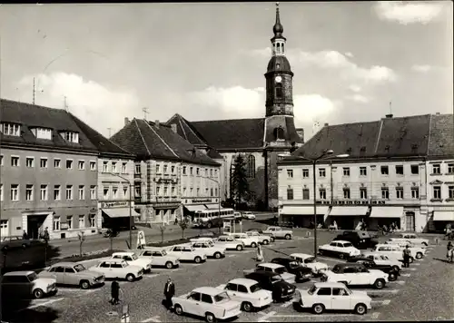 Ak Großenhain Sachsen, Karl Marx Platz