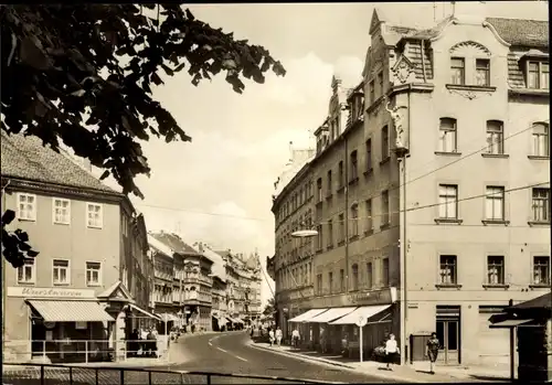 Ak Löbau in Sachsen, Bahnhofstraße, Metzgerei