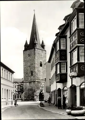 Ak Aschersleben im Salzlandkreis, Tie und Johannesturm