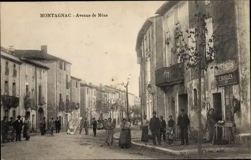 Ak Montagnac Hérault, Avenue de Meze