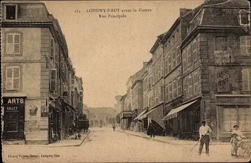 Ak Longwy Haut Meurthe et Moselle, Rue Principale