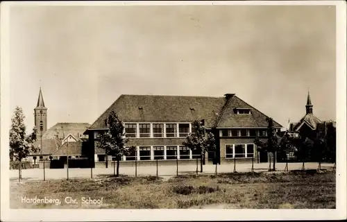 Ak Hardenberg Overijssel Niederlande, Chr. School