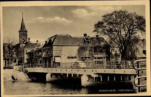 Ak Hardenberg Overijssel Niederlande, Vechtbrug