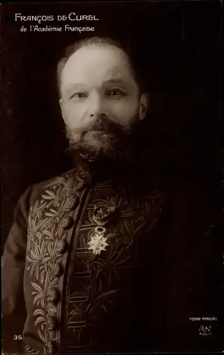 Ak Dramatiker Francois de Curel de l'Academie Francaise