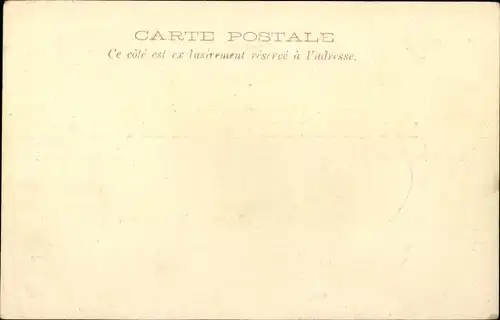 Ak Le Langage des Timbres en 1901, Briefmarkensprache