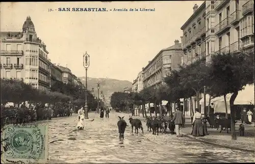 Ak San Sebastian Baskenland, Avenida de la Libertad