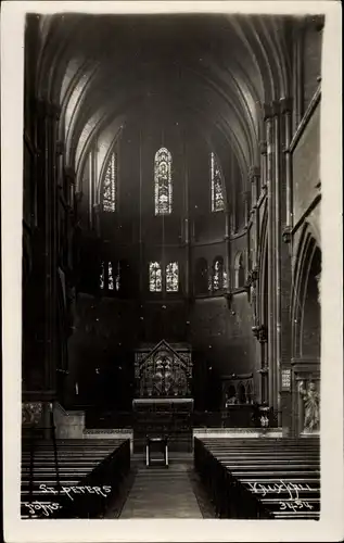 Ak Großbritannien, St Peters Church, Interior