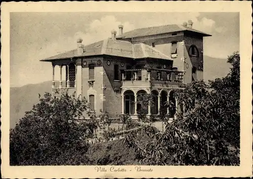 Ak Brunate Lago di Como Lombardia, Villa Carlotta