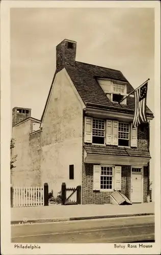Ak Philadelphia Pennsylvania USA, Betsy Ross House