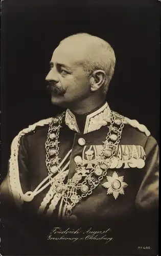 Ak Friedrich August, Großherzog von Oldenburg, Portrait