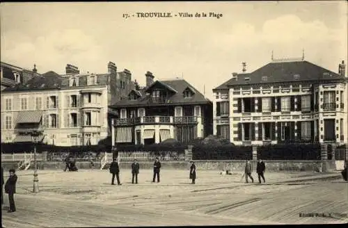 Ak Trouville Calvados, Villas de la Plage