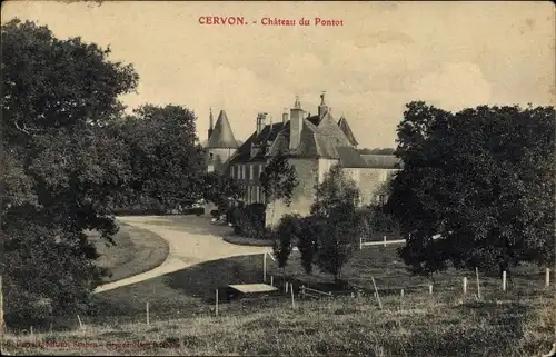 Ak Cervon Nièvre, Chateau du Pontot