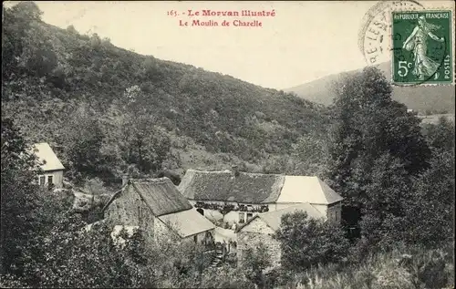 Ak Morvan Nièvre, Le Moulin de Chazelle