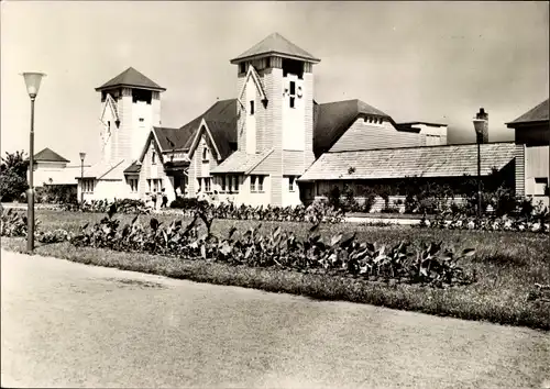 Ak Ostseebad Heringsdorf auf Usedom, Strandcafe