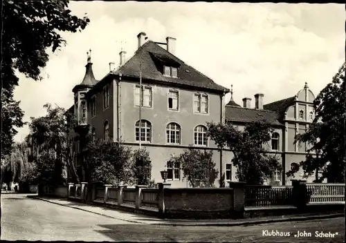 Ak Meuselwitz in Thüringen, Klubhaus John Schehr