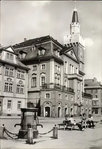Ak Löbau in Sachsen, Rathaus