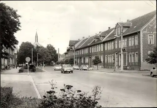 Ak Hasselfelde Oberharz am Brocken, Breite Straße